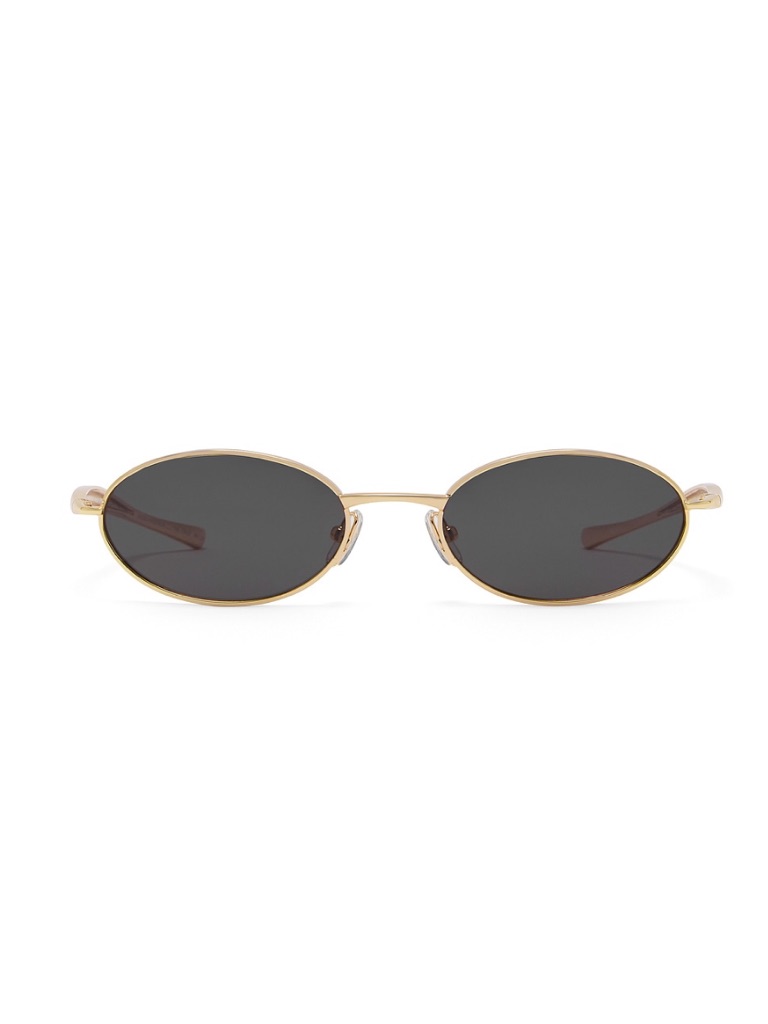 Banbe The Cruz Sunglasses In Gold & Smoke